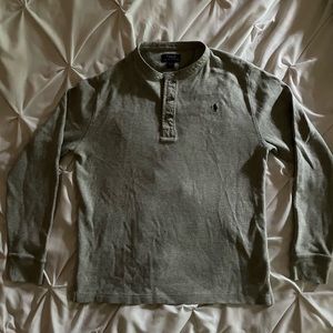 Ralph Lauren Polo Waffle-Knit Henley Shirt for men size S/M
